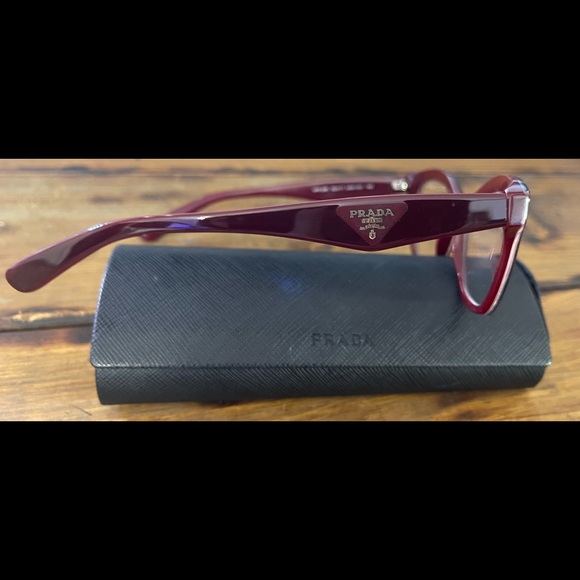 Authentic Prada Frames! Plano lenses w/ blue light blocking! Anyone can wear! - Picture 2 of 3